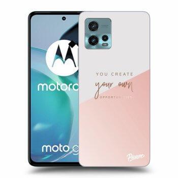 Picasee silikonski črni ovitek za Motorola Moto G72 - You create your own opportunities