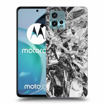 Picasee silikonski črni ovitek za Motorola Moto G72 - Chrome