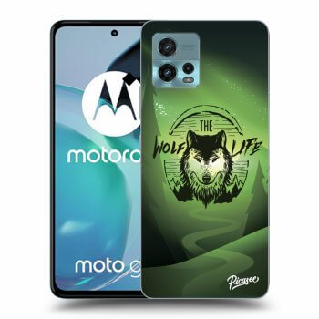 Picasee silikonski črni ovitek za Motorola Moto G72 - Wolf life