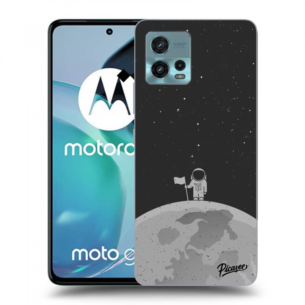 Picasee silikonski prozorni ovitek za Motorola Moto G72 - Astronaut