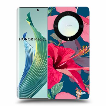 Ovitek za Honor Magic5 Lite 5G - Hibiscus