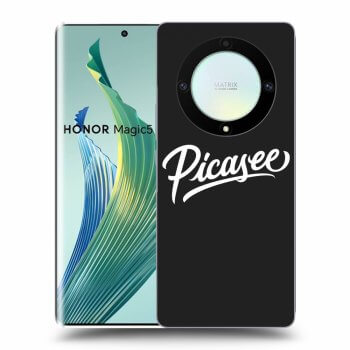 Picasee silikonski črni ovitek za Honor Magic5 Lite 5G - Picasee - White