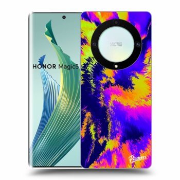 Picasee silikonski prozorni ovitek za Honor Magic5 Lite 5G - Burn
