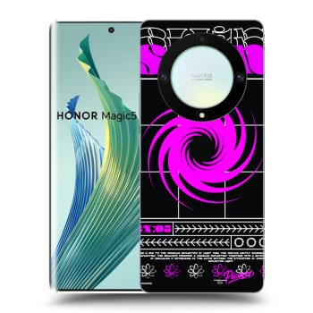 Picasee silikonski črni ovitek za Honor Magic5 Lite 5G - SHINE
