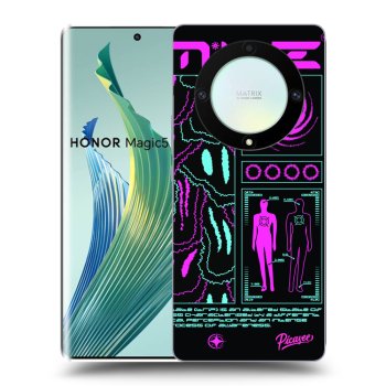 Picasee silikonski prozorni ovitek za Honor Magic5 Lite 5G - HYPE SMILE