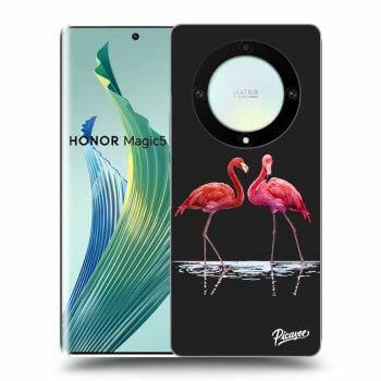 Ovitek za Honor Magic5 Lite 5G - Flamingos couple