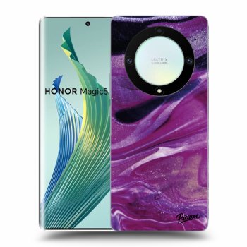 Ovitek za Honor Magic5 Lite 5G - Purple glitter