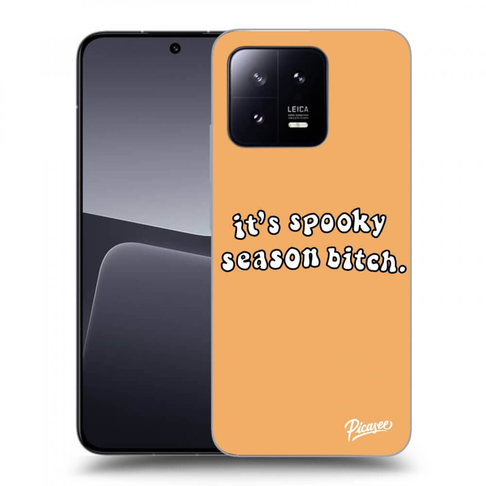 Picasee silikonski črni ovitek za Xiaomi 13 - Spooky season