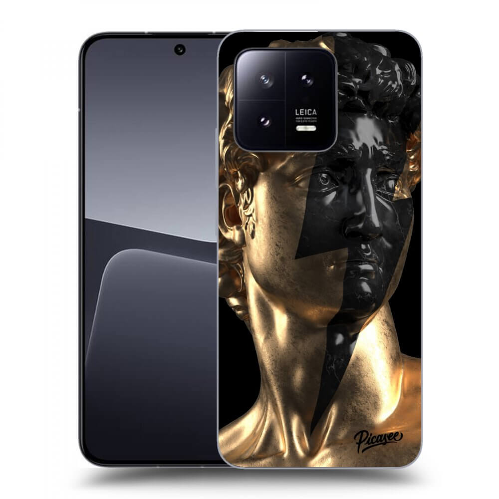 Picasee silikonski črni ovitek za Xiaomi 13 - Wildfire - Gold