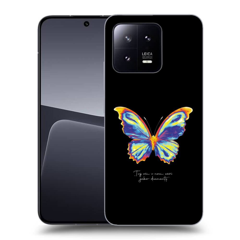 Picasee silikonski črni ovitek za Xiaomi 13 - Diamanty Black
