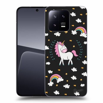 Picasee silikonski črni ovitek za Xiaomi 13 Pro - Unicorn star heaven