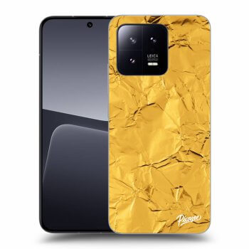 Picasee silikonski prozorni ovitek za Xiaomi 13 Pro - Gold