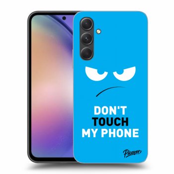 Ovitek za Samsung Galaxy A54 5G - Angry Eyes - Blue