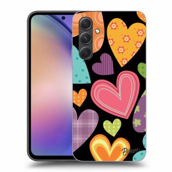 Ovitek za Samsung Galaxy A54 5G - Colored heart