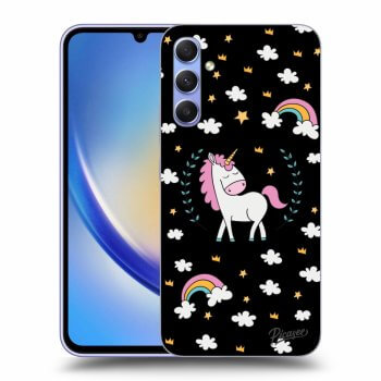 Ovitek za Samsung Galaxy A34 5G A346B - Unicorn star heaven