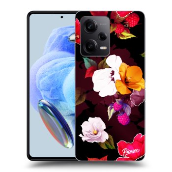 Ovitek za Xiaomi Redmi Note 12 5G - Flowers and Berries