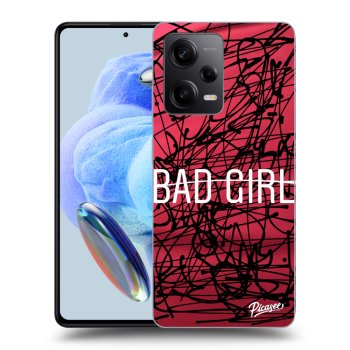 Picasee silikonski črni ovitek za Xiaomi Redmi Note 12 5G - Bad girl