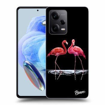 Picasee ULTIMATE CASE za Xiaomi Redmi Note 12 Pro 5G - Flamingos couple