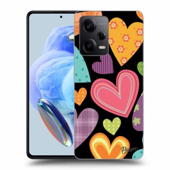 Ovitek za Xiaomi Redmi Note 12 Pro 5G - Colored heart