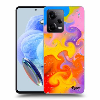 Picasee silikonski prozorni ovitek za Xiaomi Redmi Note 12 Pro+ 5G - Bubbles