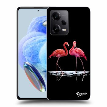 Ovitek za Xiaomi Redmi Note 12 Pro+ 5G - Flamingos couple