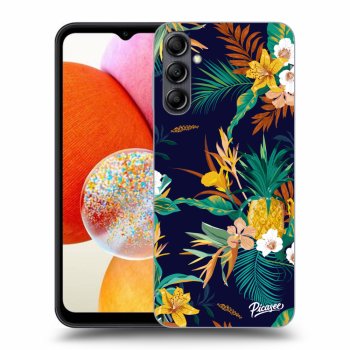 Picasee silikonski črni ovitek za Samsung Galaxy A14 4G A145R - Pineapple Color