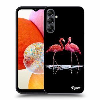 Picasee ULTIMATE CASE za Samsung Galaxy A14 4G A145R - Flamingos couple