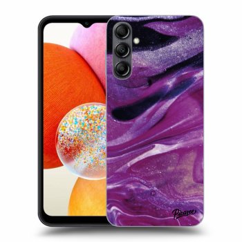 Ovitek za Samsung Galaxy A14 4G A145R - Purple glitter