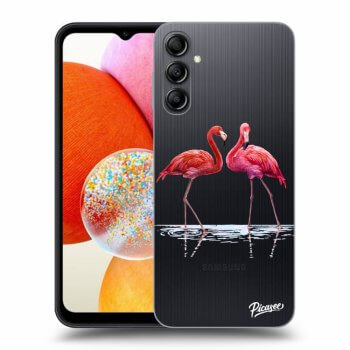 Ovitek za Samsung Galaxy A14 5G A146P - Flamingos couple