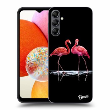 Picasee ULTIMATE CASE za Samsung Galaxy A14 5G A146P - Flamingos couple