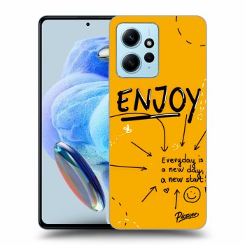 Picasee silikonski prozorni ovitek za Xiaomi Redmi Note 12 4G - Enjoy