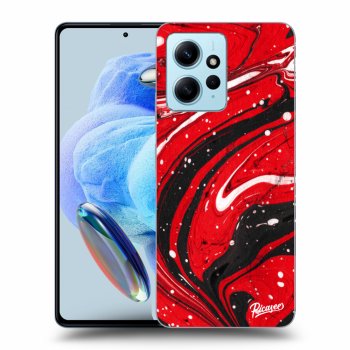 Ovitek za Xiaomi Redmi Note 12 4G - Red black