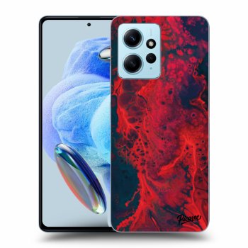 Picasee silikonski črni ovitek za Xiaomi Redmi Note 12 4G - Organic red