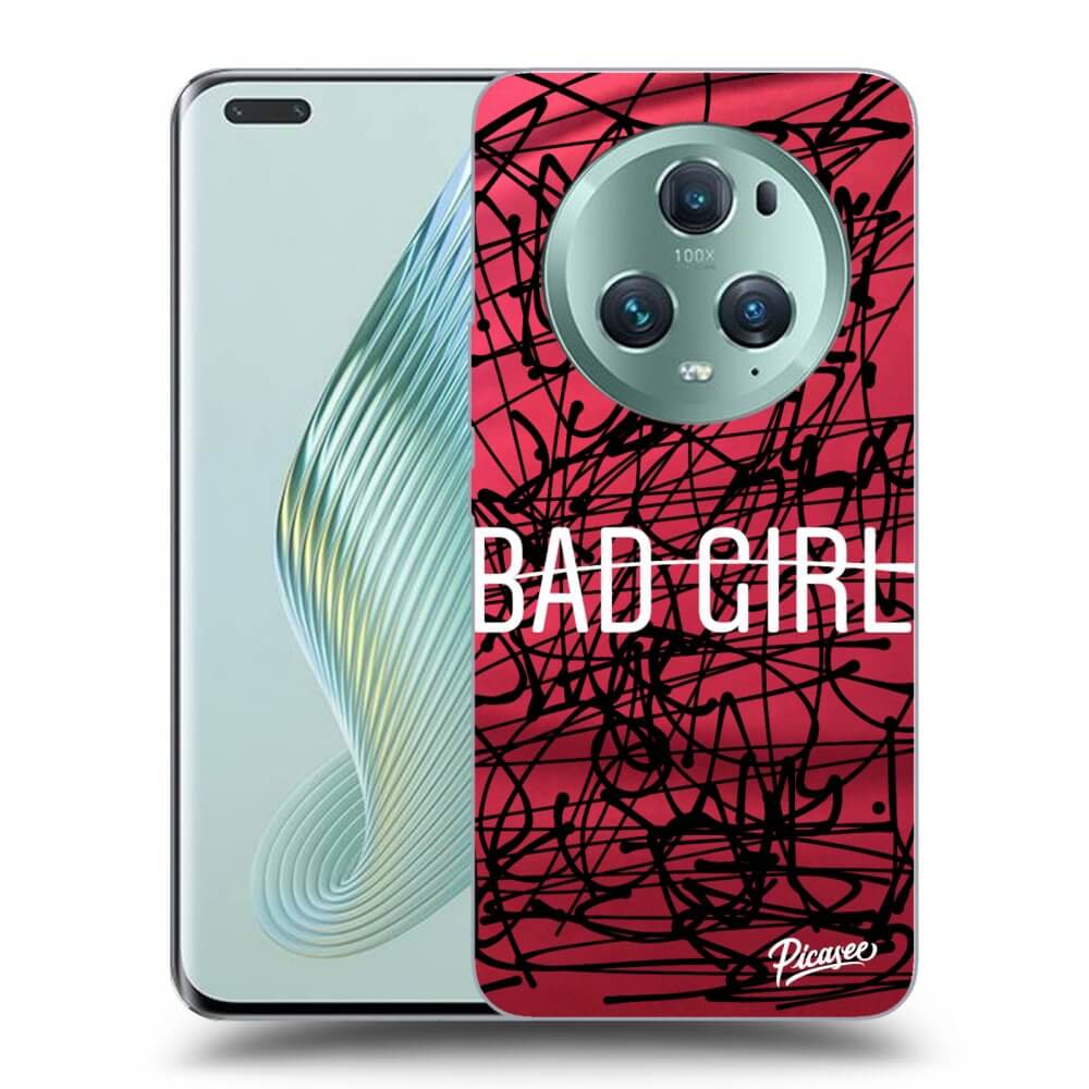 Picasee silikonski prozorni ovitek za Honor Magic5 Pro - Bad girl