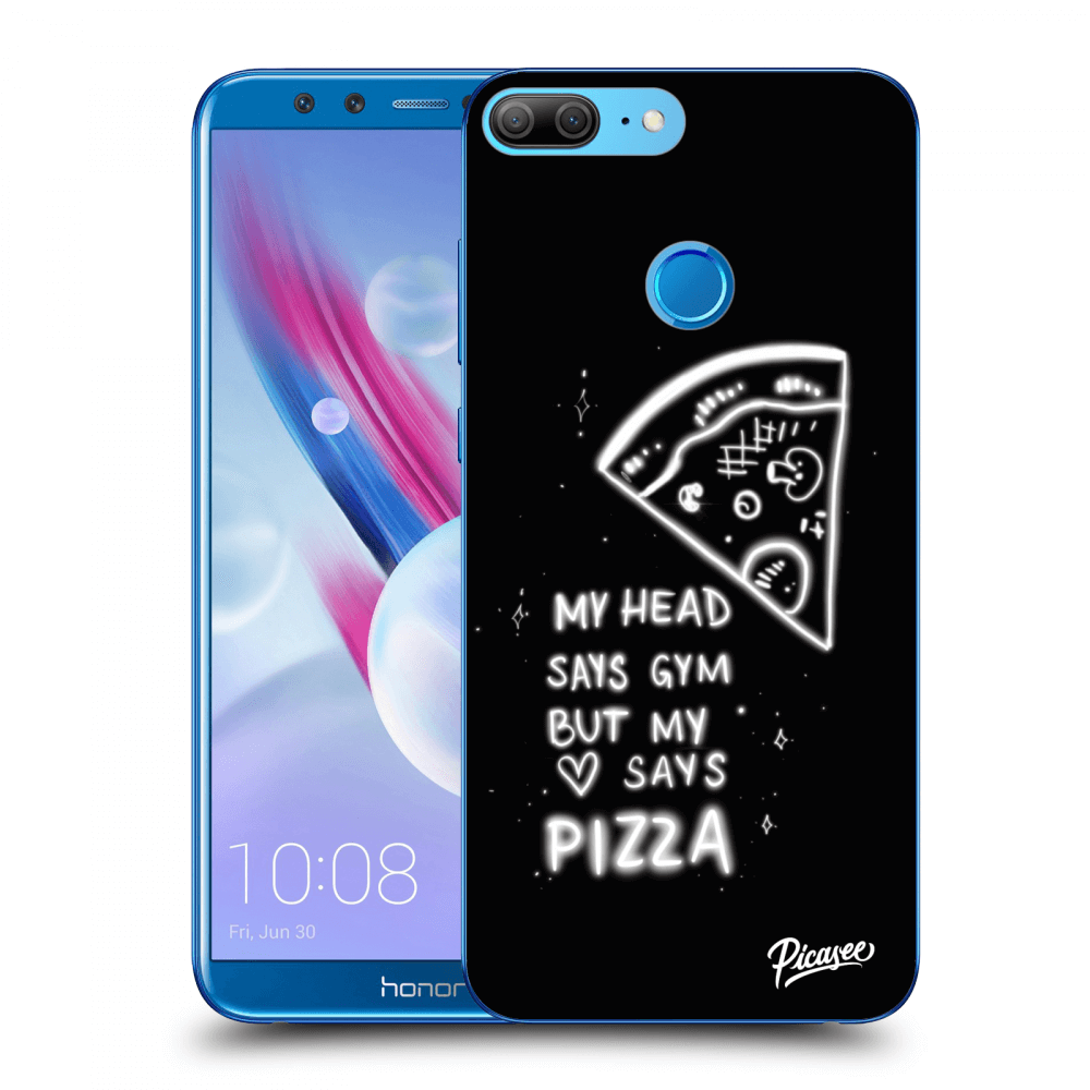 Picasee silikonski prozorni ovitek za Honor 9 Lite - Pizza