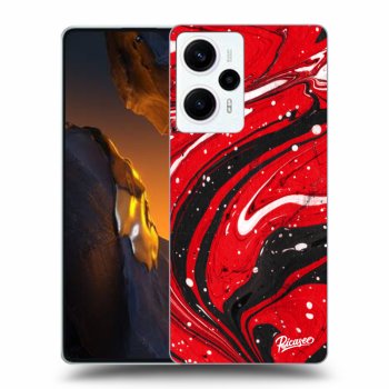 Picasee silikonski prozorni ovitek za Xiaomi Poco F5 - Red black