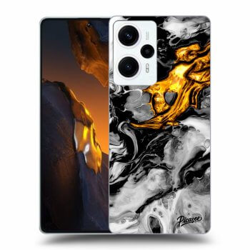 Ovitek za Xiaomi Poco F5 - Black Gold 2
