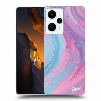 Ovitek za Xiaomi Poco F5 - Pink liquid