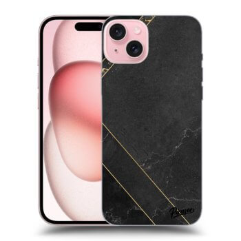 Ovitek za Apple iPhone 15 - Black tile