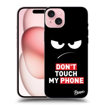 Ovitek za Apple iPhone 15 - Angry Eyes - Transparent