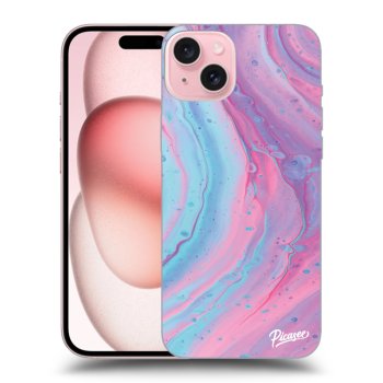 Ovitek za Apple iPhone 15 - Pink liquid