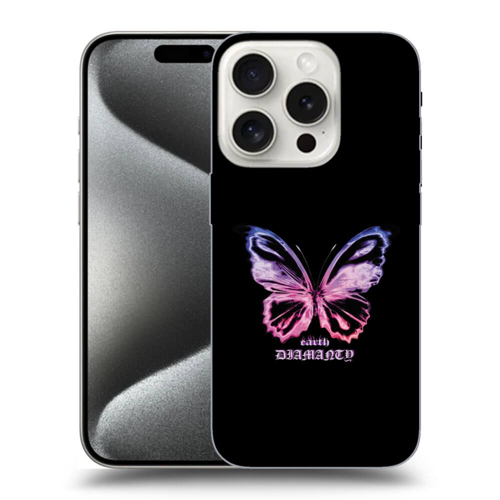 Picasee ULTIMATE CASE MagSafe za Apple iPhone 15 Pro - Diamanty Purple