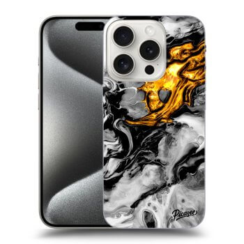 Ovitek za Apple iPhone 15 Pro - Black Gold 2