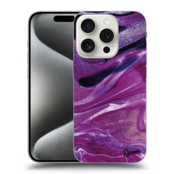 Ovitek za Apple iPhone 15 Pro - Purple glitter