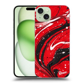 Ovitek za Apple iPhone 15 Plus - Red black