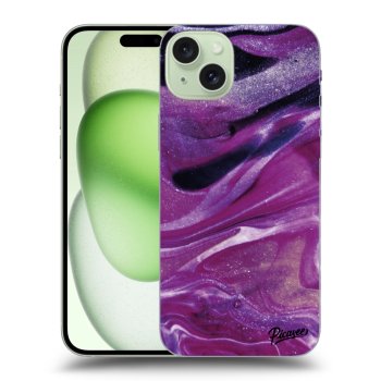 Ovitek za Apple iPhone 15 Plus - Purple glitter