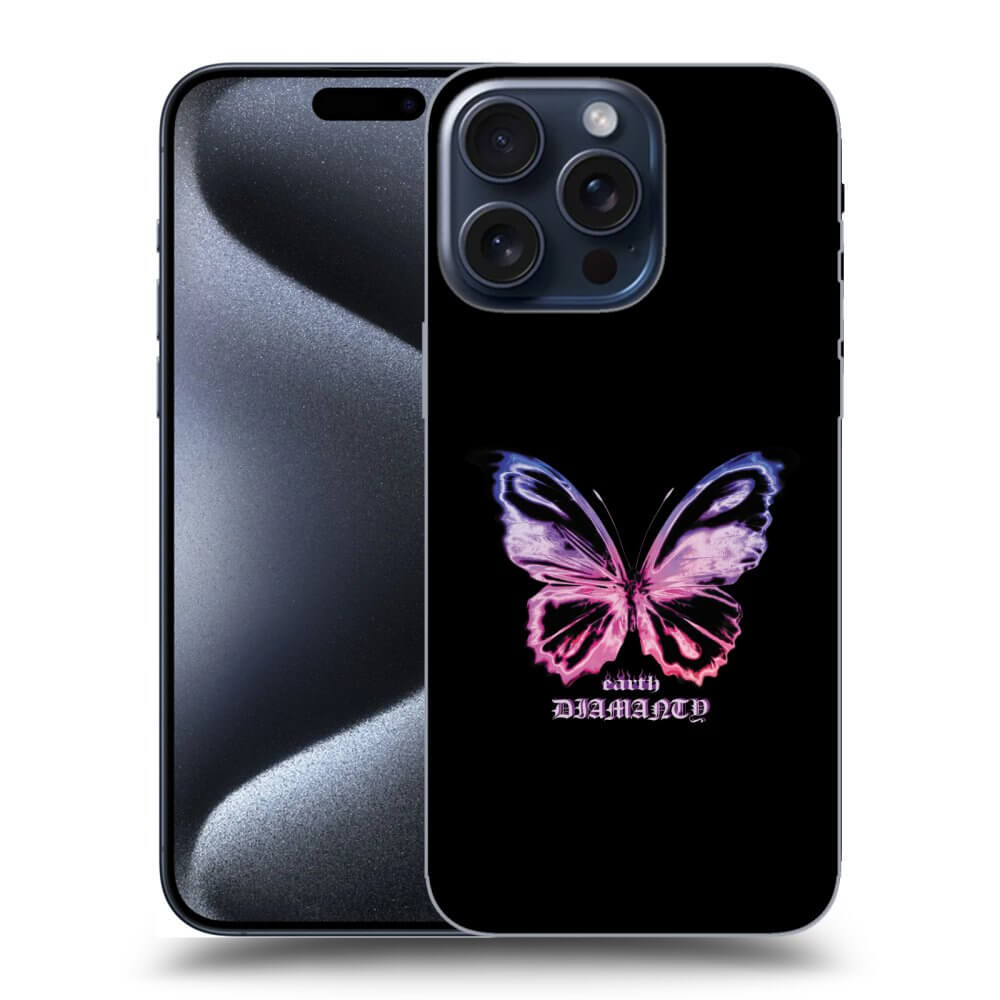 Picasee ULTIMATE CASE MagSafe za Apple iPhone 15 Pro Max - Diamanty Purple