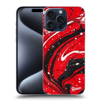 Ovitek za Apple iPhone 15 Pro Max - Red black