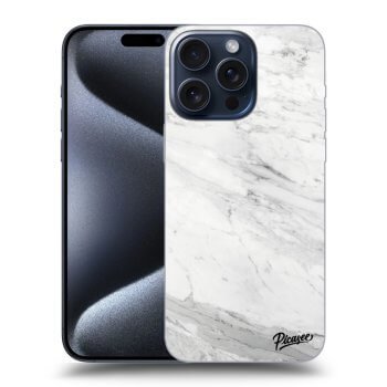 Ovitek za Apple iPhone 15 Pro Max - White marble
