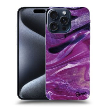 Ovitek za Apple iPhone 15 Pro Max - Purple glitter